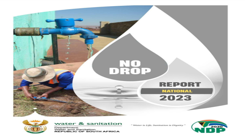 Cover page of a report on South Africa’s No Drop initiative.