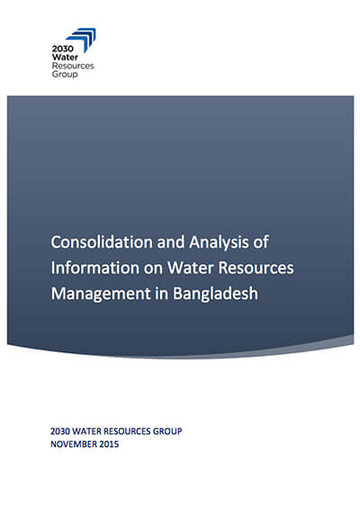 Consolidation and Analysis of Information on Water Resources Management in Bangladesh