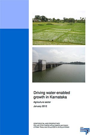 Driving water-enabled growth in Karnataka: Agriculture sector