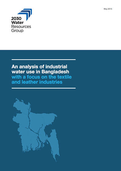An analysis of industrial water use in Bangladesh with a focus on the textile and leather industries