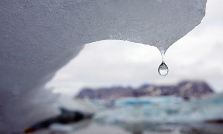 An iceberg melts in Kulusuk Bay, eastern Greenland in July 2007. Photograph: John Mcconnico/AP